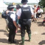 Police in wellies!!